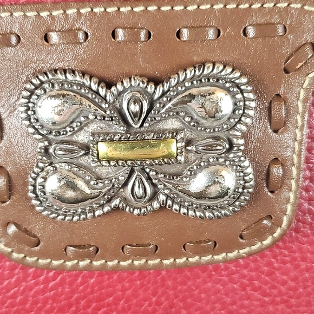 Madison‎ Ridge Red Leather Bag - Picture 3 of 15